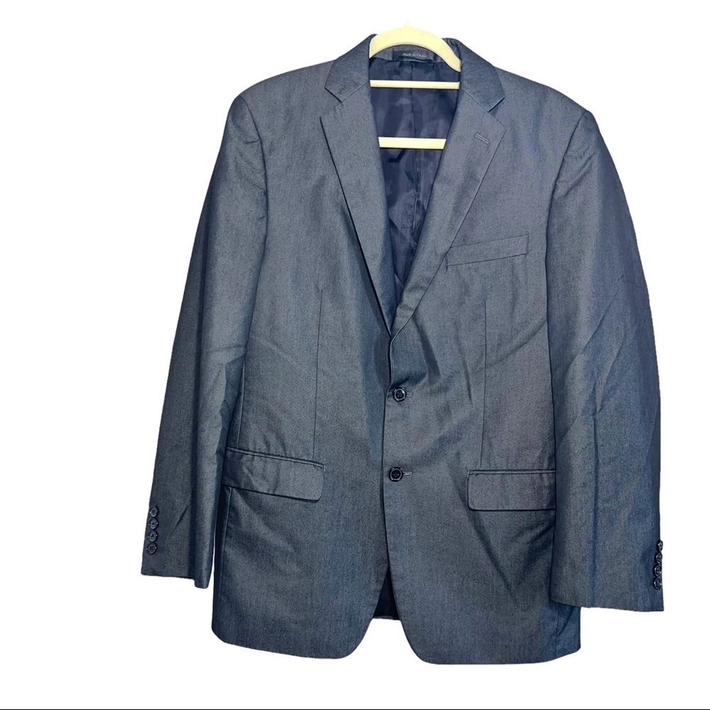 Van Heusen Men's Gray Blazer Sport coat jacket Size 38R